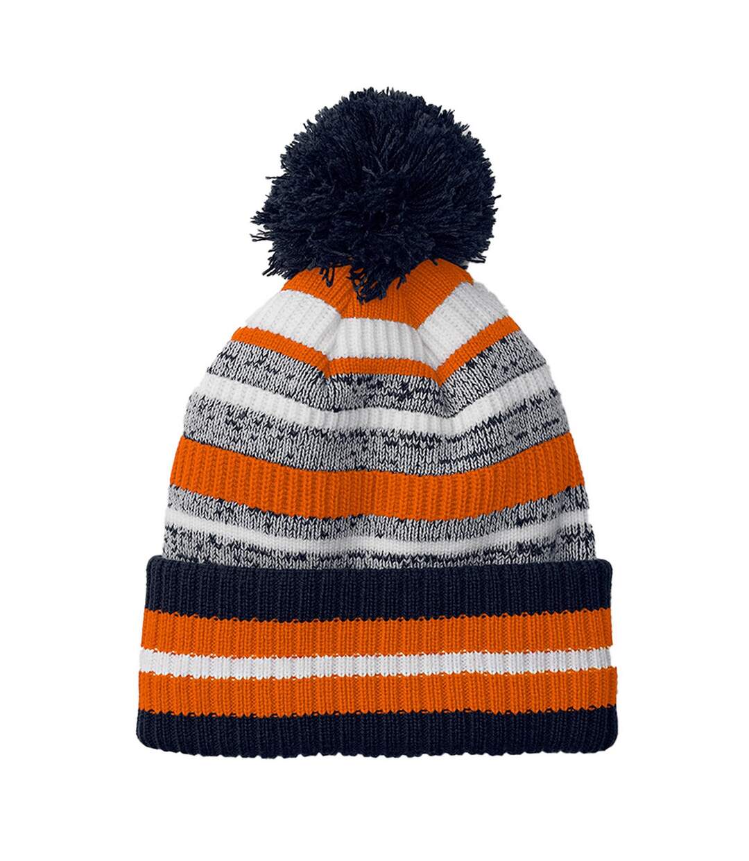 Bonnet Multi-sport Fan Bleu Marine Français Orange Blanc Beechfield-2