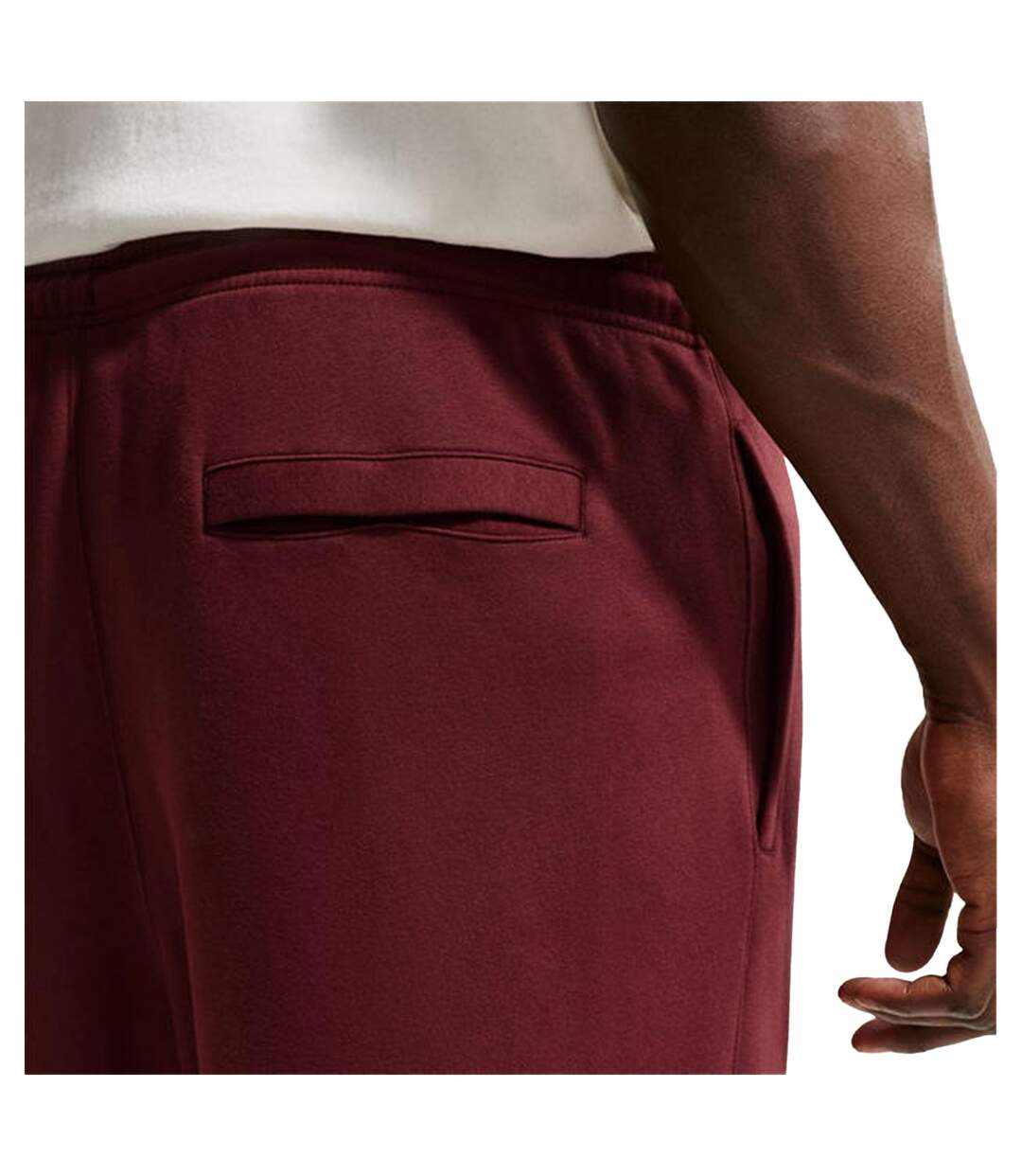 Mens Sportswear Club Fleece Jogging Bottoms Team Red Nike-3