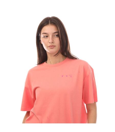 T-shirt swimming man femme rose Off White