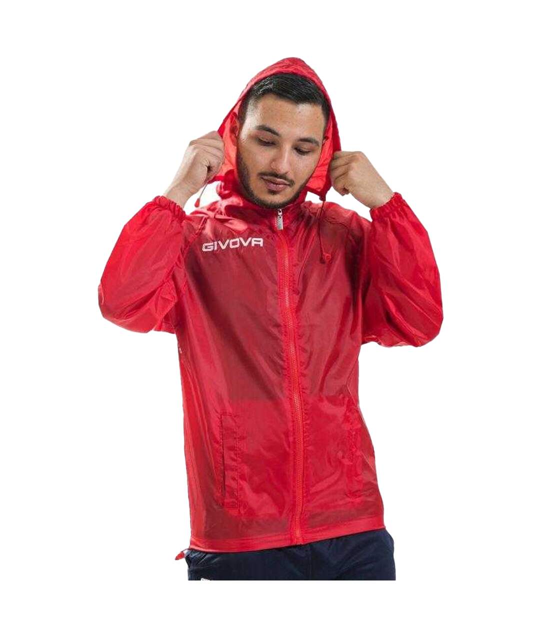 Doudoune Matelassée Rain Basico Homme Rouge Givova-1