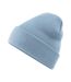 Bonnet Tricoté Unisexe Vieux Bleu Beechfield-2