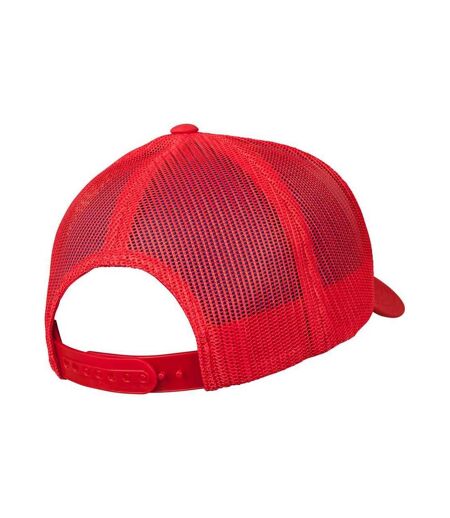 Casquette trucker rouge / blanc Flexfit