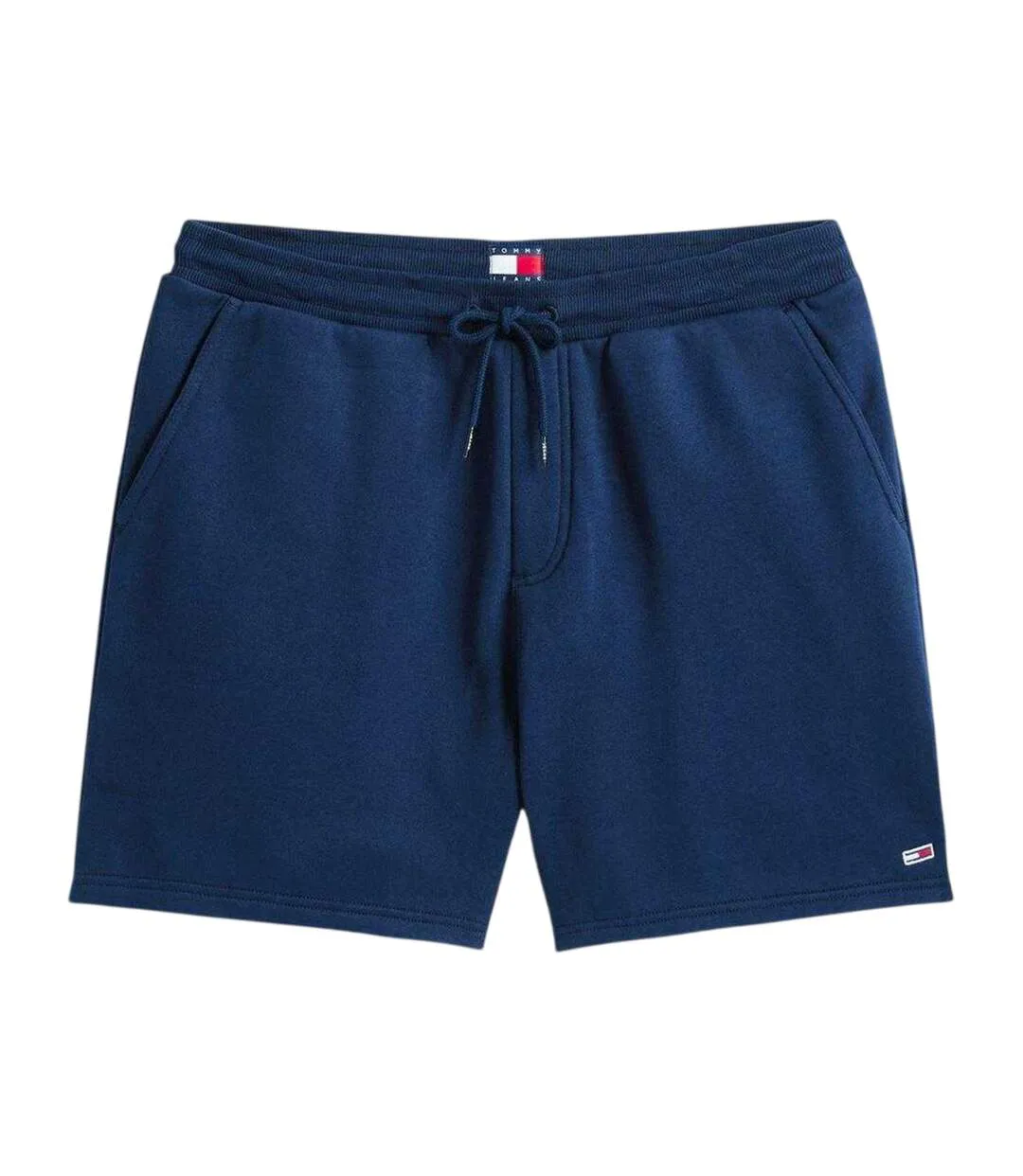Mens Fleece Flag Logo Sweat Shorts Night Navy Tommy Jeans-2