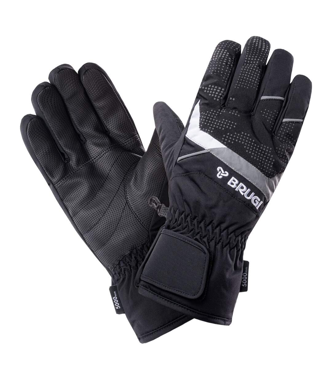 Gants De Ski 4zs6 Homme Noir Brugi-3