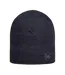 Unisex Adult Merino Wool Lightweight Beanie Navy Blue Buff-1
