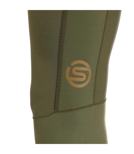 Mens Series-5 Long Tights Khaki Green Skins
