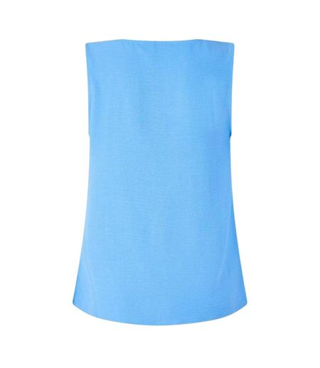 Womens/ladies Alva Vest Top Azure Blue Vero Moda