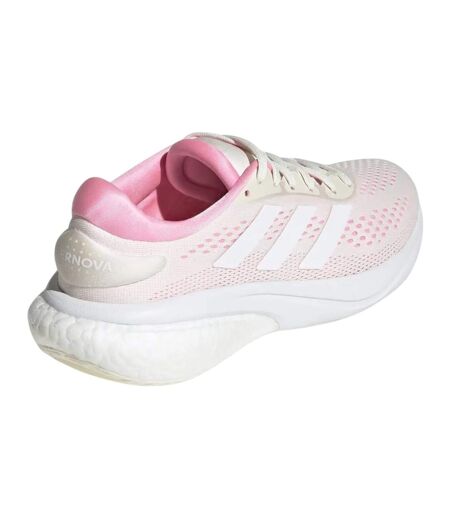 Baskets Supernova Femme Blanc Rose Adidas