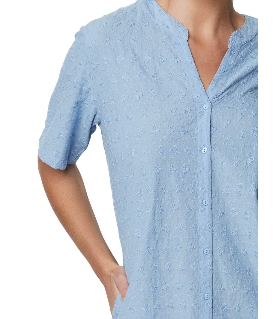 Chemise de nuit manches courtes HOMEWEAR P102 Selmark-3