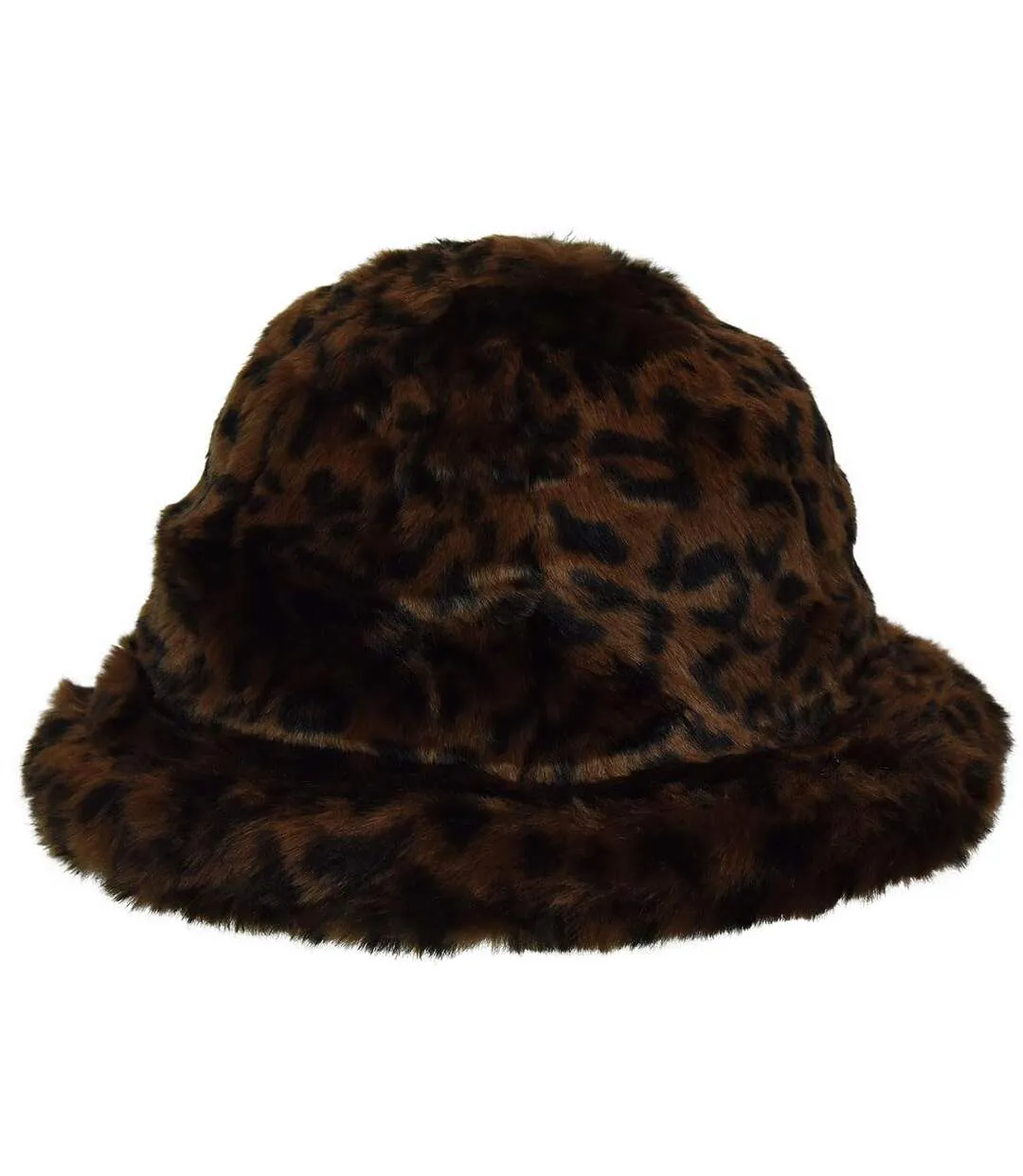 Bob Décontracté Motif/style Imprimé Léopard Femme Marron Kangol-1
