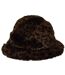 Bob Décontracté Motif/style Imprimé Léopard Femme Marron Kangol-1