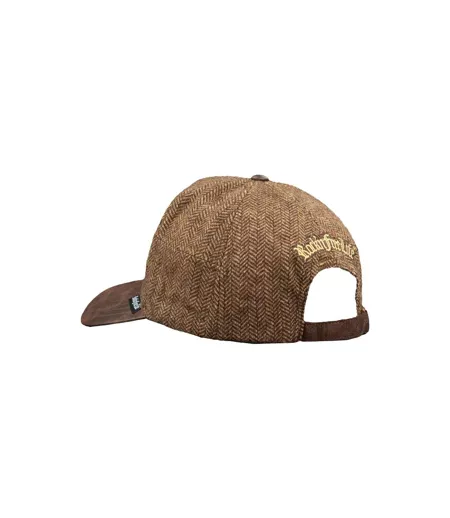 Casquette trucker avec filet visière suedine Love Rock'n Free Life