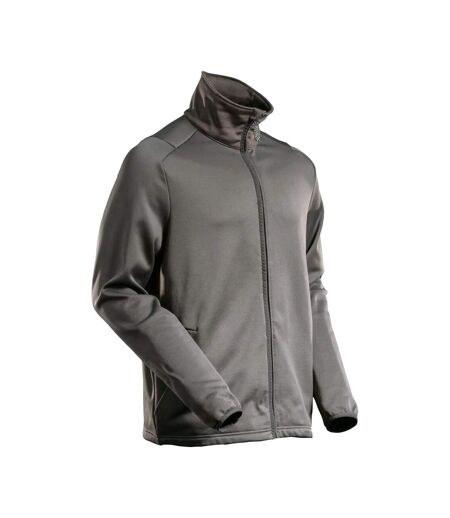 Mens Customised Full Zip Fleece Jacket Stone Grey Mascot