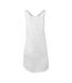 Robe Débardeur Femme Blanc Mantis-3