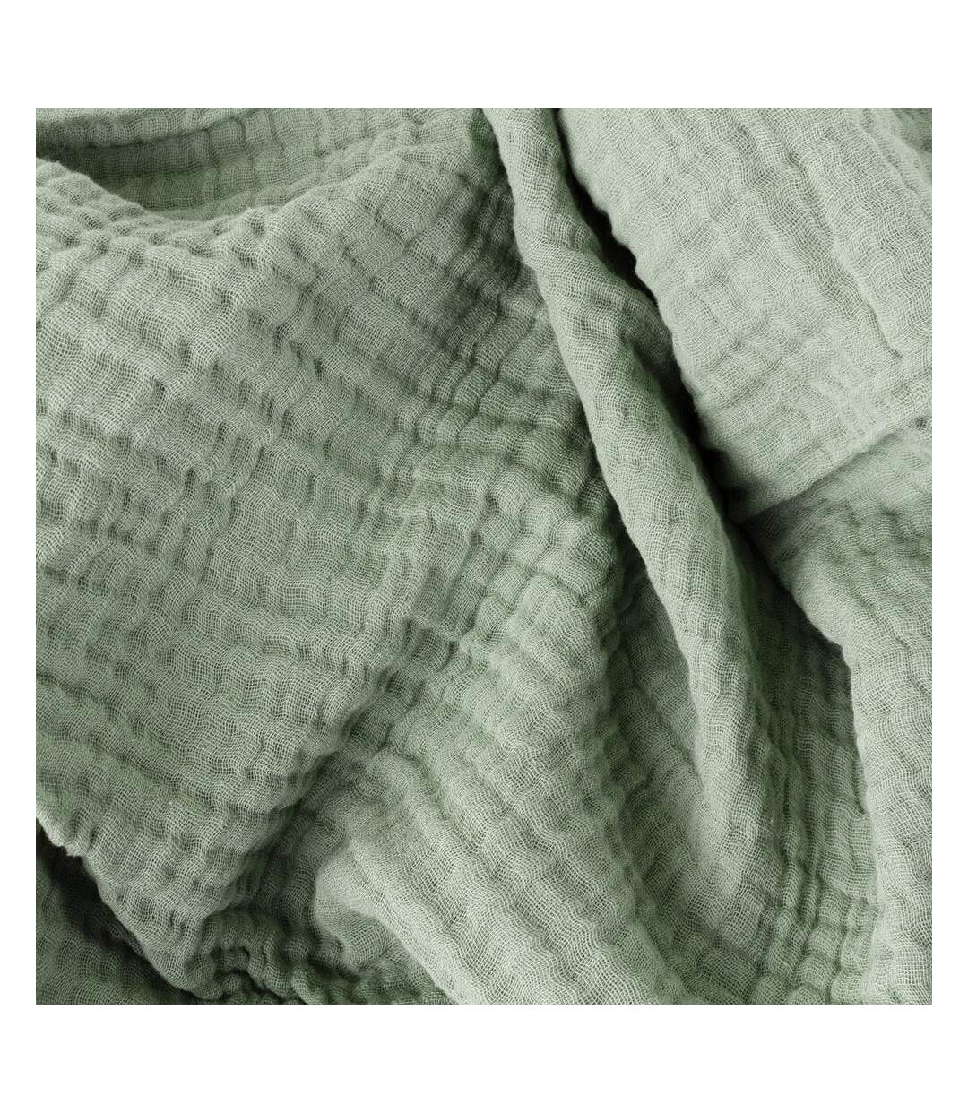 Lark cotton crinkled throw eucalyptus Yard-3