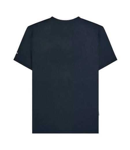Unisex Adult Cotton Badge T-shirt Navy Lambretta