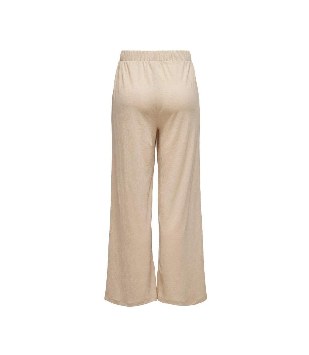 Pantalon Beige Femme JDY  Palazzo - L-L32-2