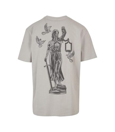 Mens Justice Oversized T-shirt Asphalte Léger Mister Tee