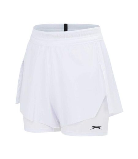 Short Motif/style 2-en-1 Femme Blanc Slazenger