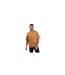 Mens Cuban Notch Neck Regular Shirt Brown Diesel-1