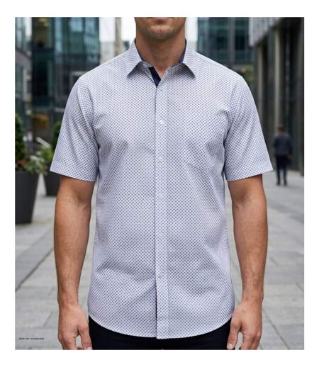 Chemise manches courtes à motifs CH4033