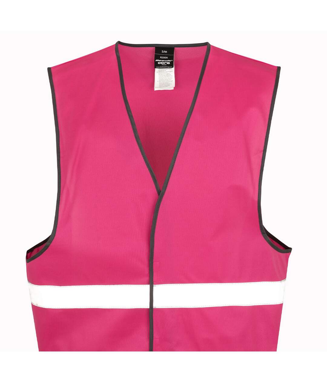 Gilet haute visibilité core enhanced adulte framboise SAFE-GUARD by Result-2