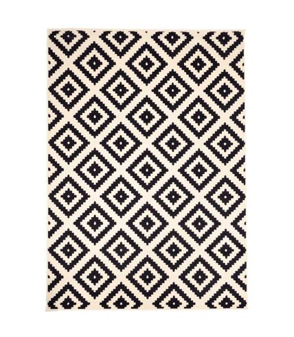 Tapis salon et chambre tissé motif géométrique AF1 ORMA