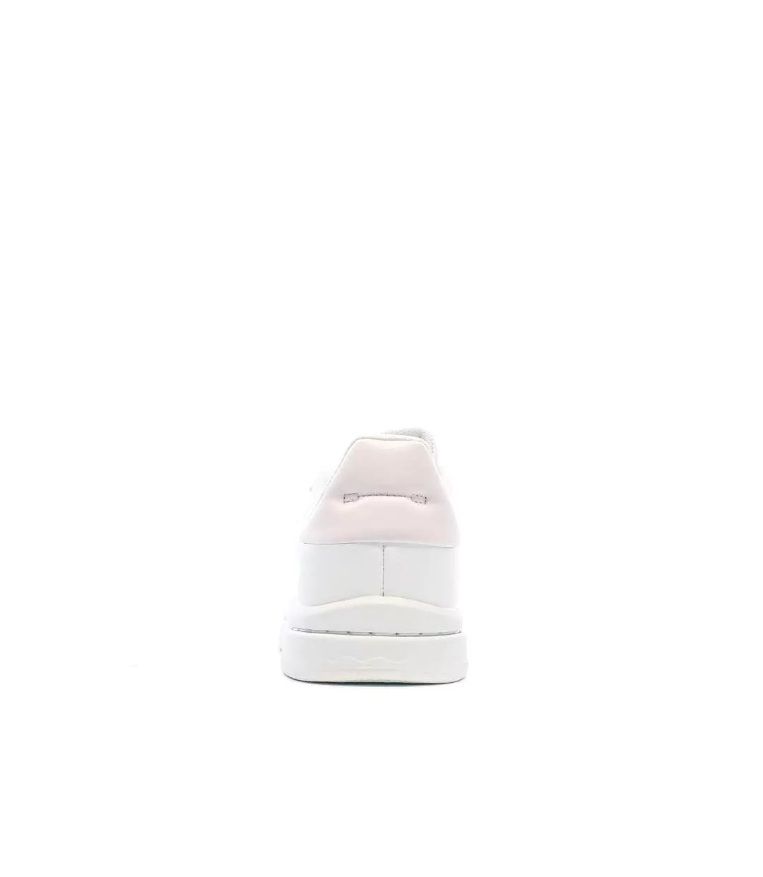 Baskets blanc/rose femme adidas court silk-3