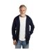 Mens samuel knitted full zip hoodie navy Weird Fish-3