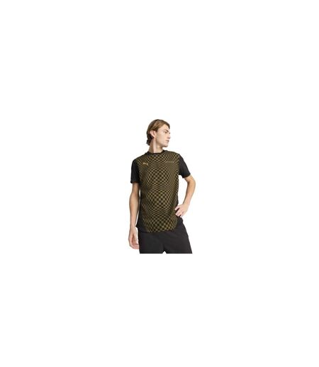Mens Porsche Spirit Checkerboard T-shirt Olive Puma