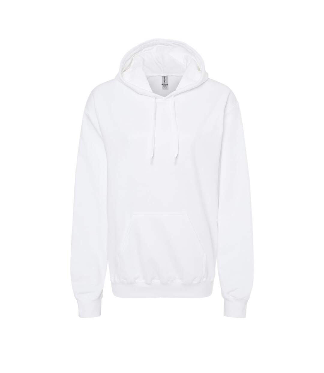 Sweat Uni À Capuche Softstyle Adulte Noir Chiné Gildan-1