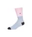 Chaussettes waterfall adulte rose / gris / noir French Connection