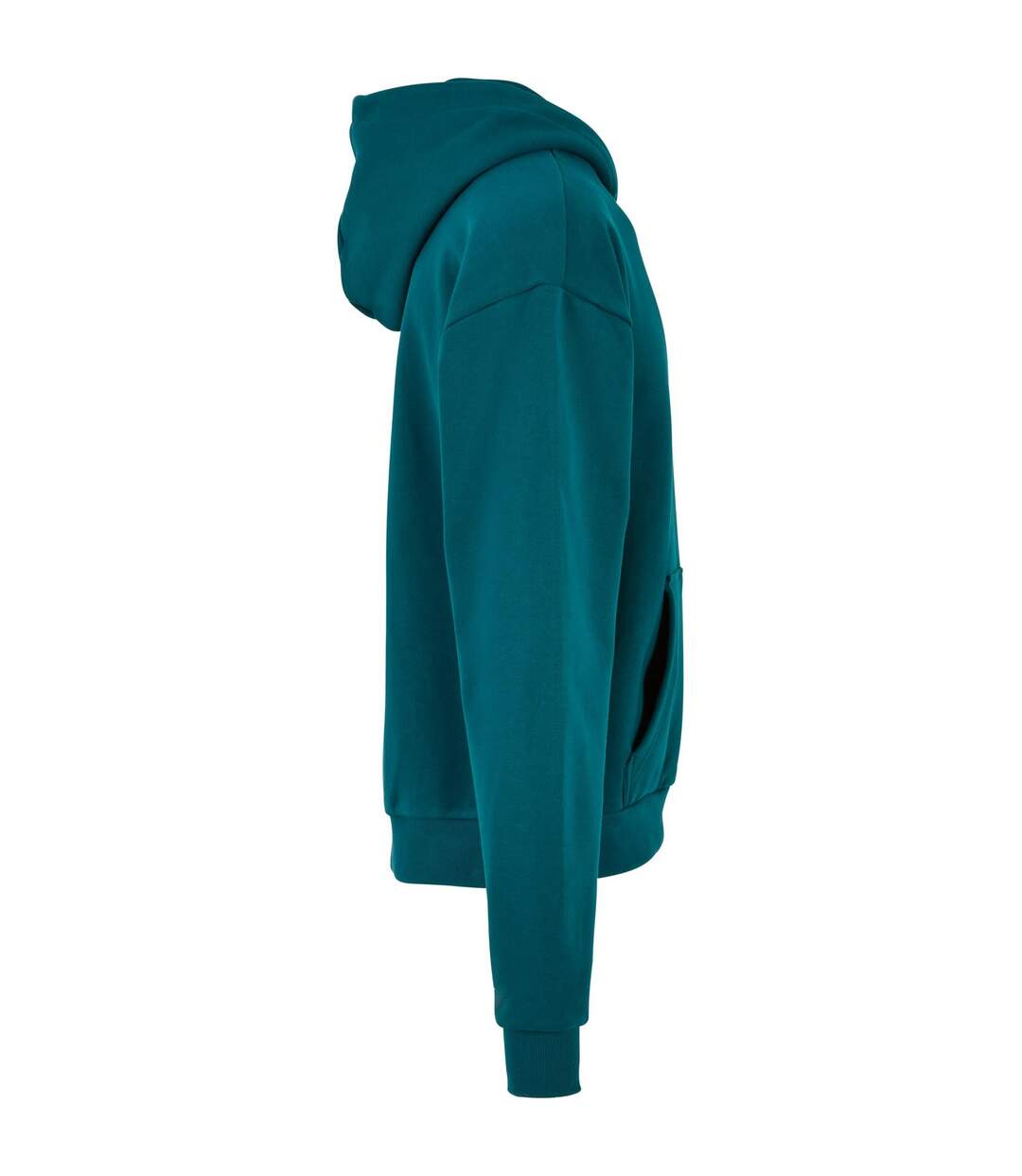 Sweat À Capuche Adulte Vert Rétro Build Your Brand-3