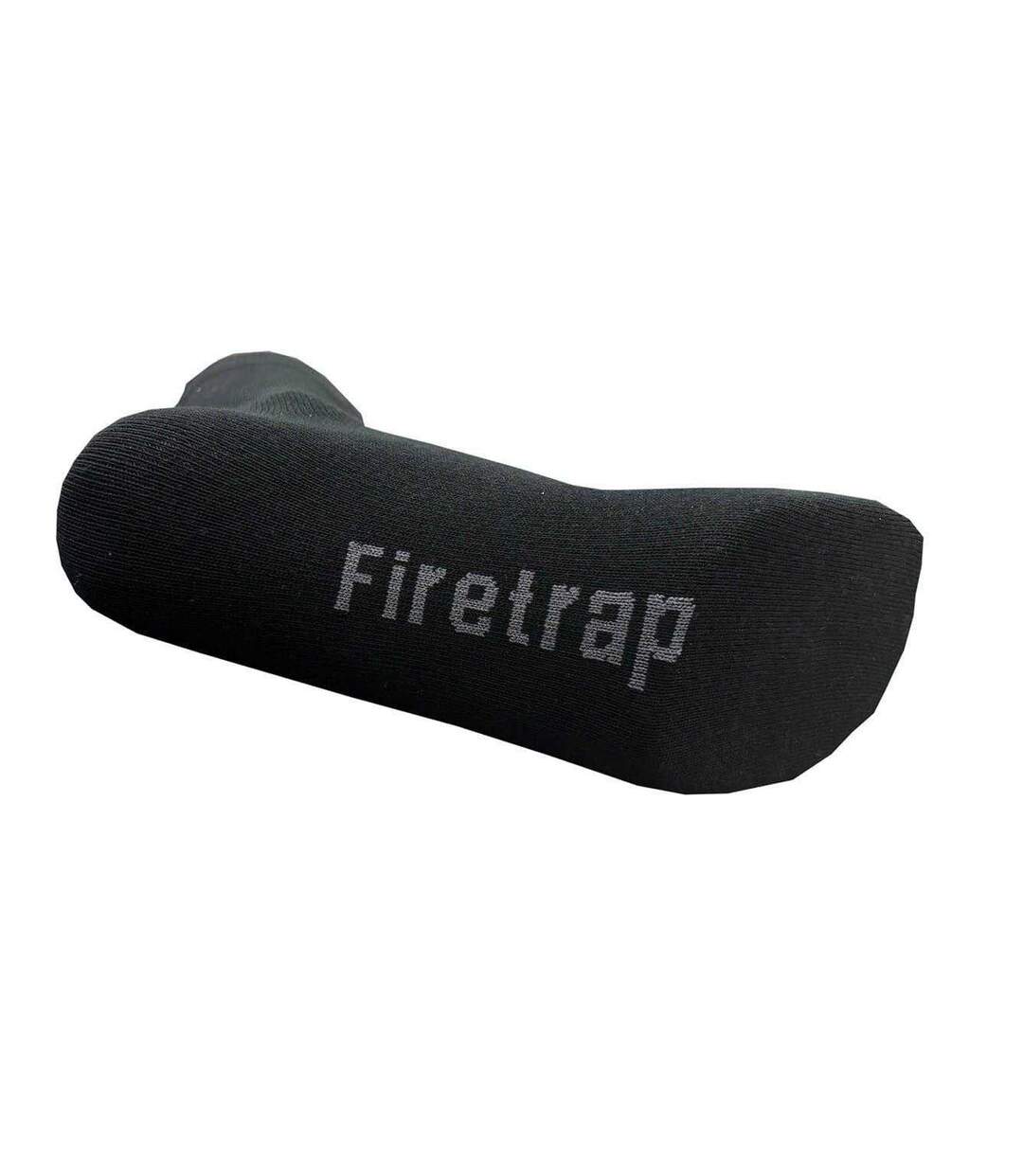 Lot De 7  Chaussettes Homme Noir Classique Firetrap-2