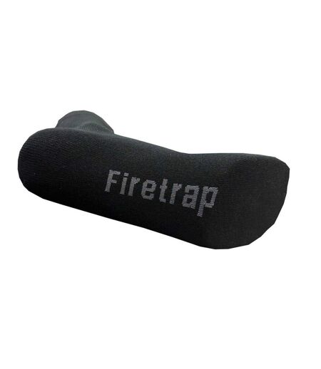 Lot De 7  Chaussettes Homme Noir Classique Firetrap