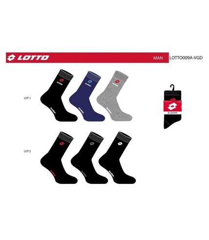 Chaussettes Homme LOTTO Pack de 12 paires URBAN 1014