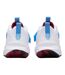 Childrens/kids Hustle D 12 Basketball Shoes White Blue Nike-2