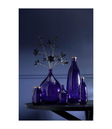 Vase Déco en Verre Mandie 75cm Mauve