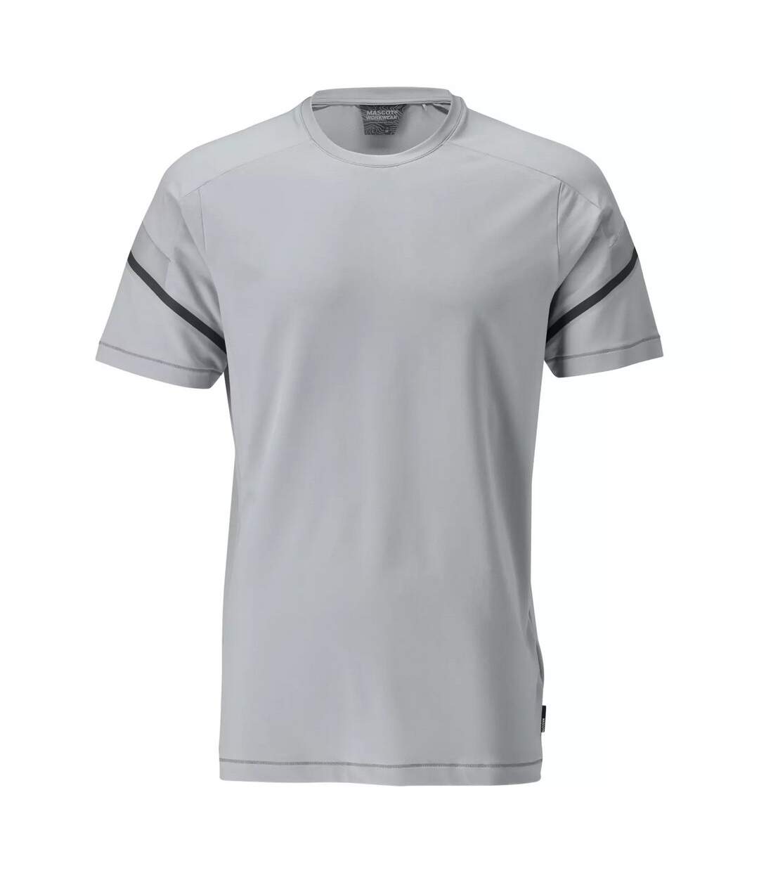 T-shirt Manches Courtes Customised Homme Gris Argenté Mascot-1