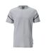T-shirt Manches Courtes Customised Homme Gris Argenté Mascot-1