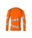 Sweat Motif/style Deux Tons Accelerate Safe Premium Homme Orange Fluo Vert Kaki Foncé Mascot-2