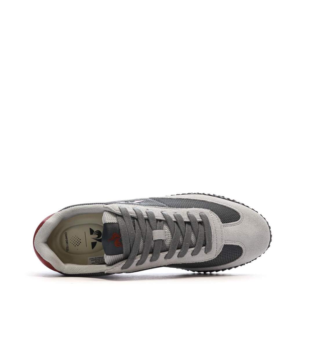 Baskets grises homme le coq sportif veloce i dark-4