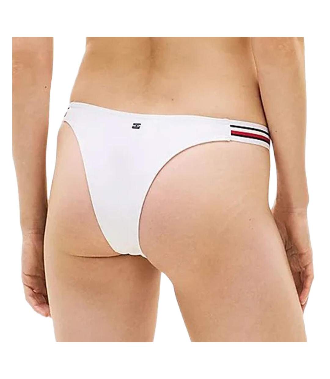 Bas de bikini blanc femme tommy hilfiger cheeky-2
