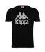 T-shirt Motif/style Logo Authentic Homme Noir Kappa-1