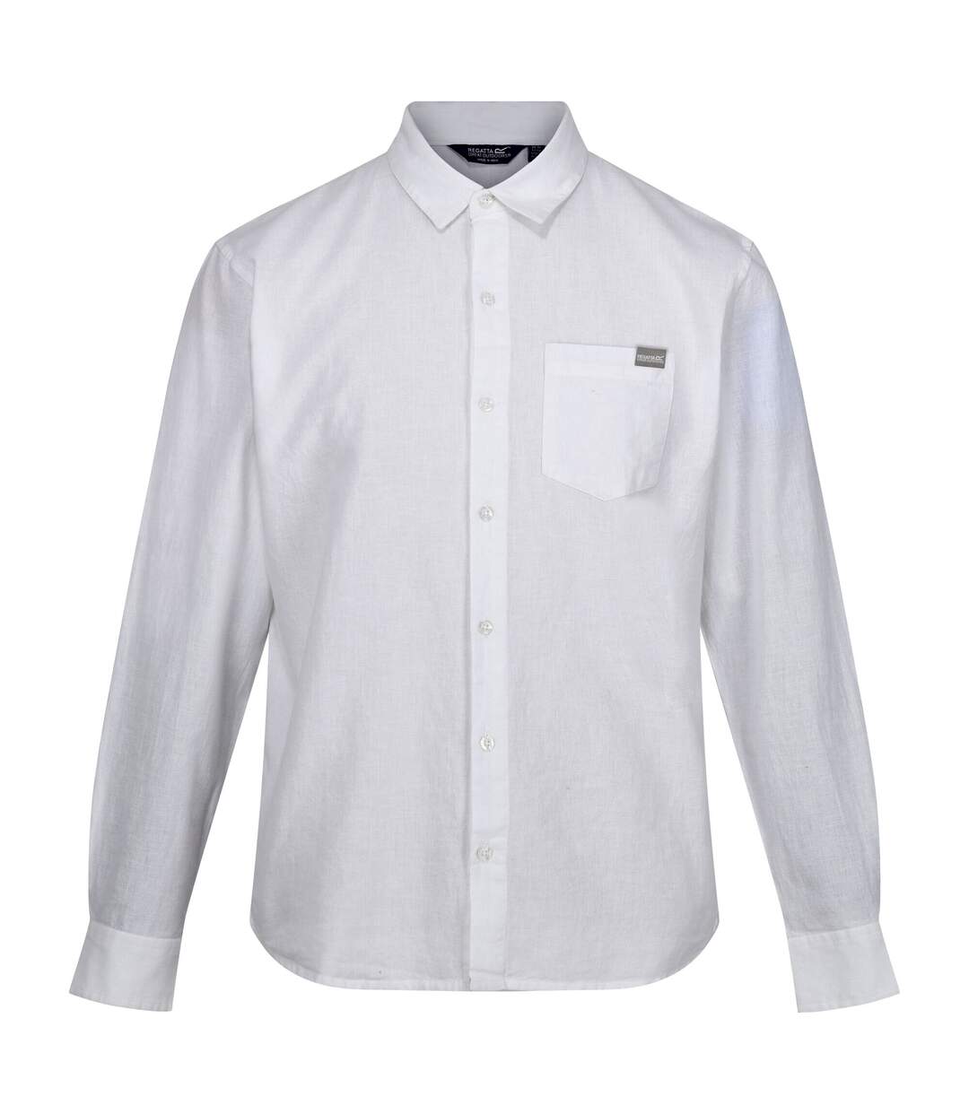 Mens babbinswood linen shirt white Regatta