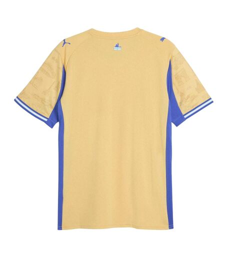 Maillot Motif/style Om Homme Jaune Or Bleu Roi Puma
