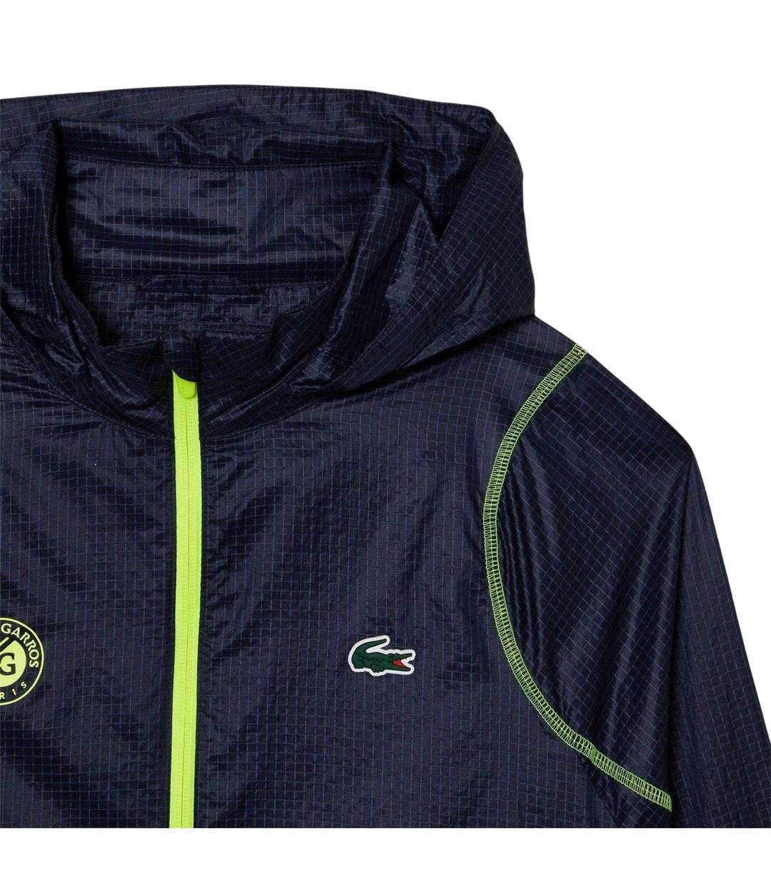 Mens Roland Garros Windbreaker Navy Lacoste-4