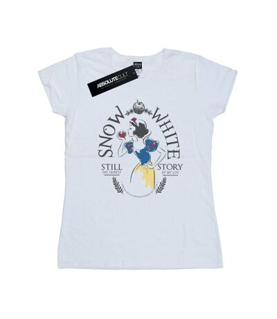 Disney Princess Womens/Ladies Snow White Fairest Story Cotton T-Shirt (White) - UTBI36849