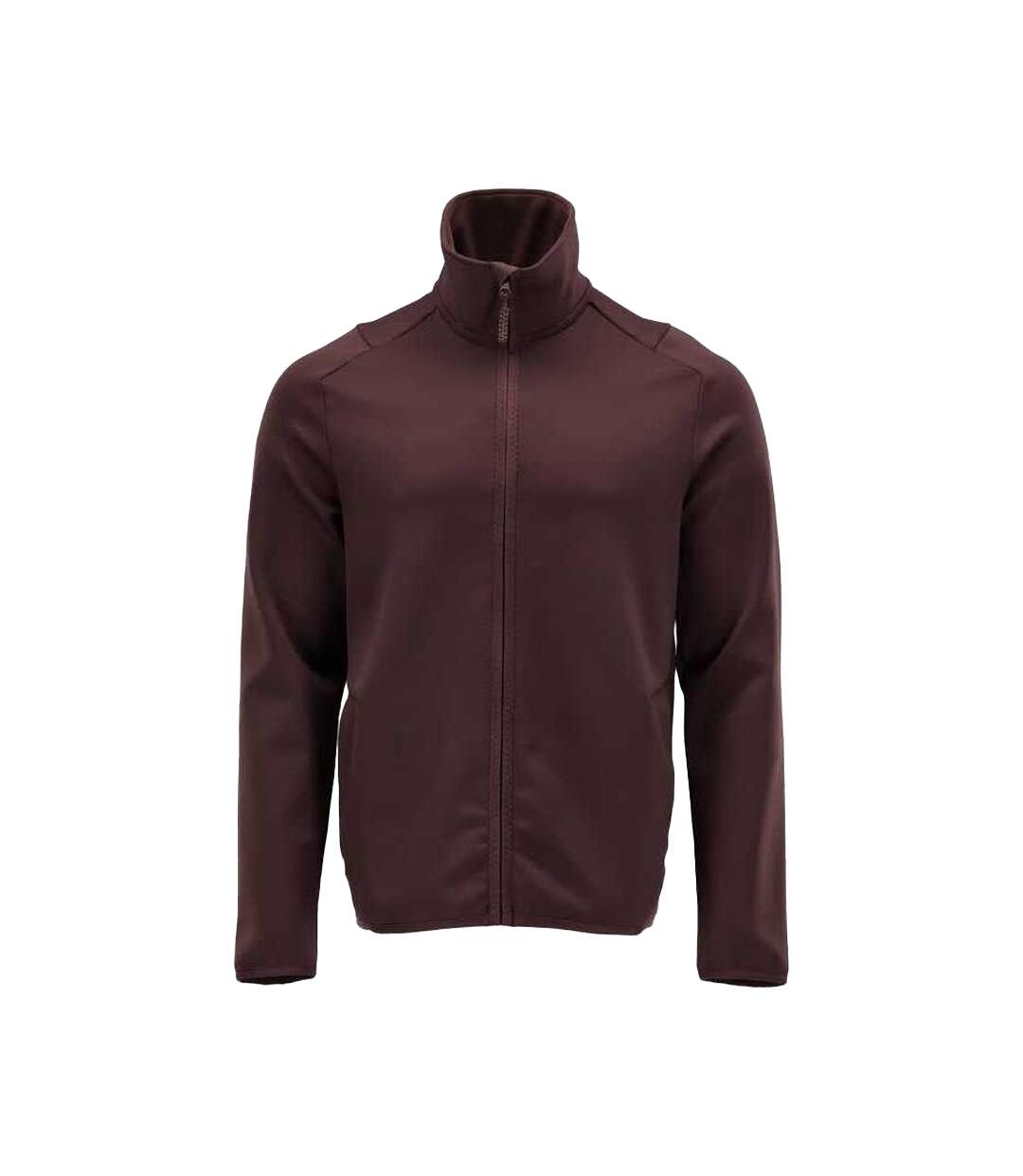 Mens Customised Full Zip Fleece Jacket Bordeaux Mascot-1