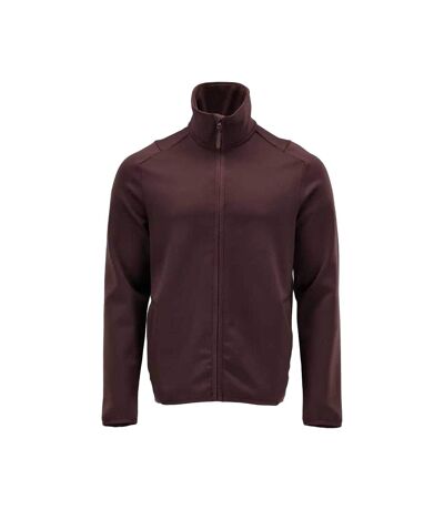 Mens Customised Full Zip Fleece Jacket Bordeaux Mascot